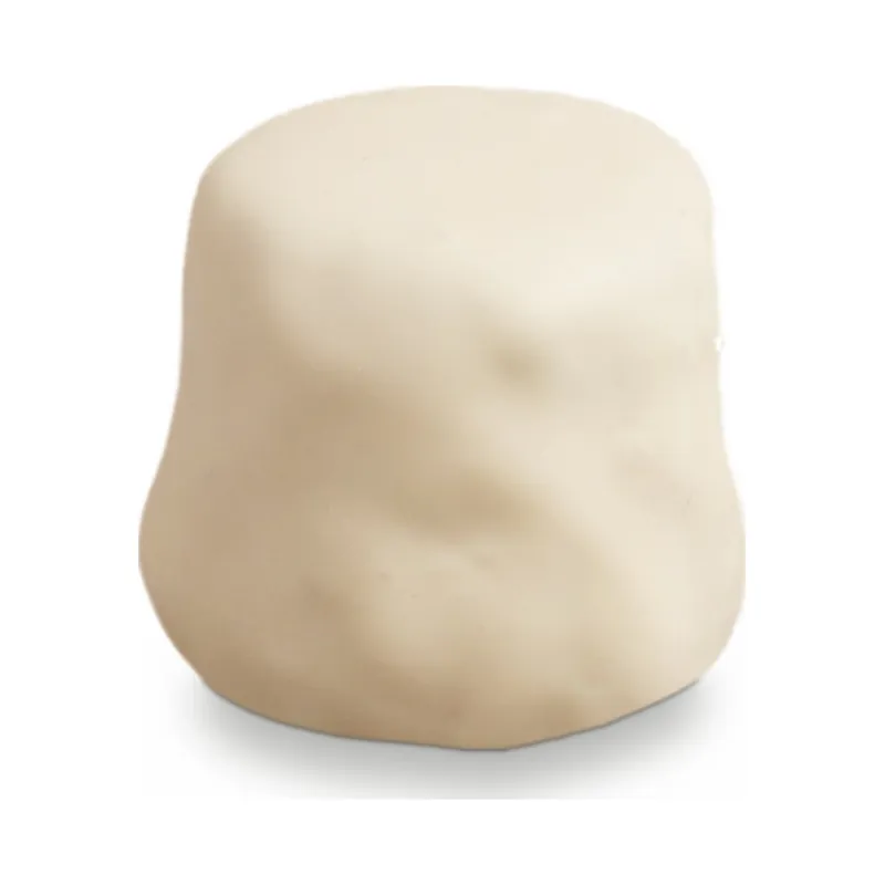 A smooth white chocolate dome