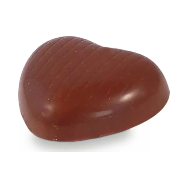 A milk chocolate heart